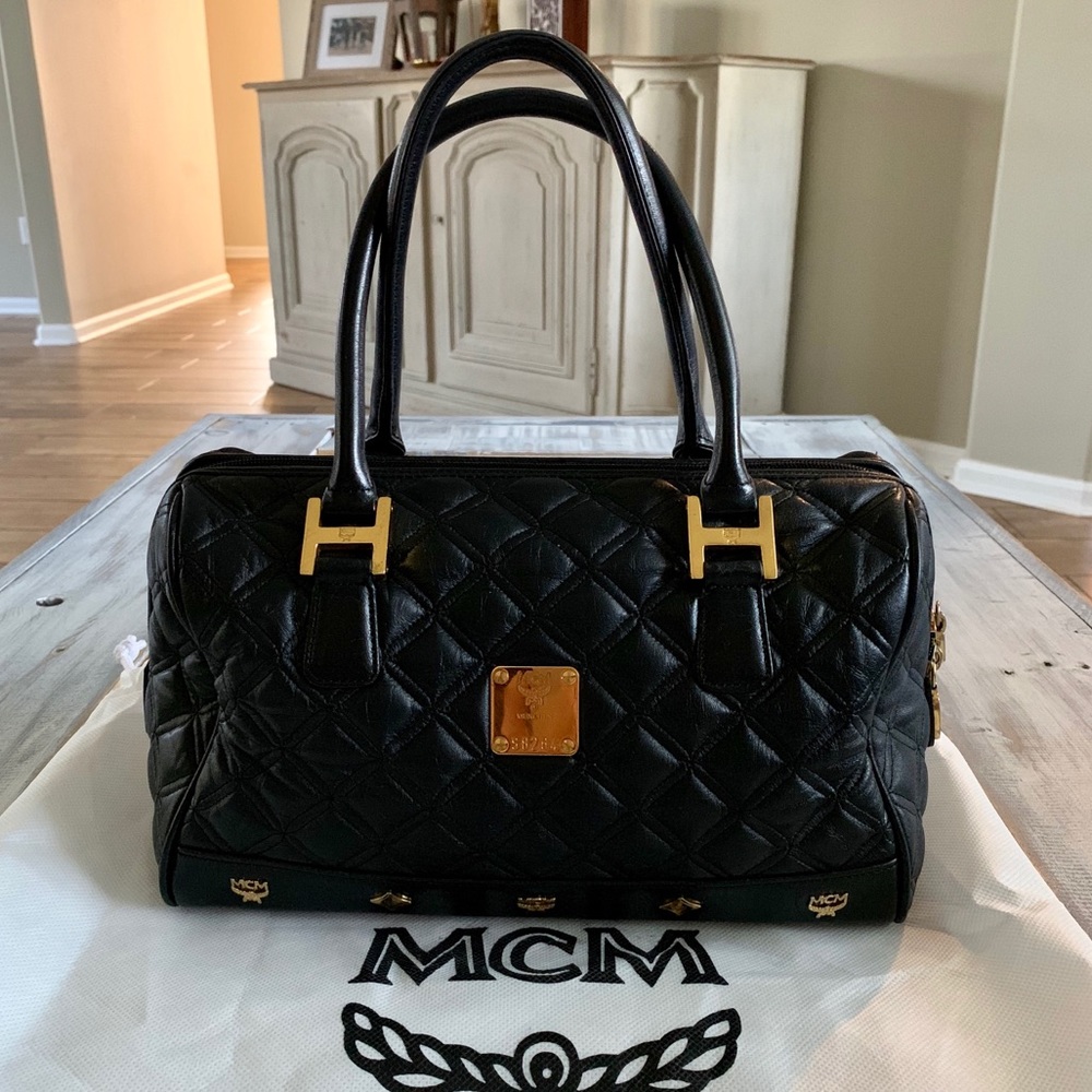 🖤🖤Authentic MCM leather tote bag🖤🖤